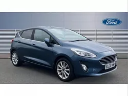Blue Used 2020 Ford Fiesta Titanium Hatchback | £11,000 (Fair price)