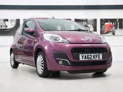 Mauve/purple Used 2013 Peugeot 107 Active Hatchback | £1,998 (Fair price)