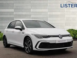 Pure white Used 2025 VW Golf VIII R-line Hatchback | £24,400 (Fair price)