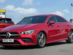 Red Used 2022 Mercedes CLA220 AMG line Sedan | £26,995 (Fair price)