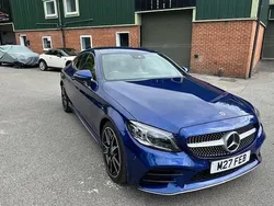 Blue Used 2018 Mercedes C220 AMG Line Premium Coupe | £18,495 (Fair price)