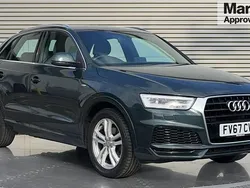 Green Used 2017 Audi Q3 S-Line SUV | £15,672 (Fair price)