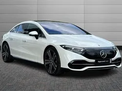 White Used 2024 Mercedes EQS450+ Luxury Sedan | £63,295