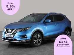 Blue Used 2019 Nissan Qashqai N-Connecta SUV | £12,370 (Good price)