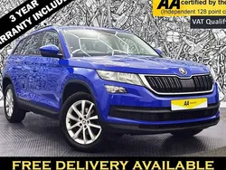 Blue Used 2021 Skoda Kodiaq SE SUV | £17,345 (Fair price)