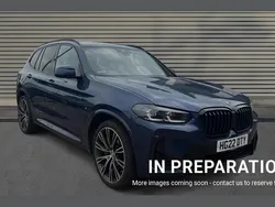 Blue Used 2022 BMW X3 M Sport SUV | £37,058 (A bit pricey)