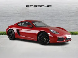 Carmine red New 2025 Porsche 718 Cayman Coupe | £61,500