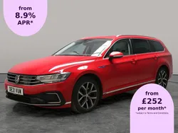 Red Used 2021 VW Passat GTE Estate | £17,142 (Fair price)