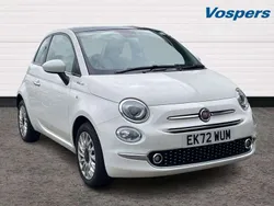 White Used 2022 Fiat 500 Dolcevita Hatchback | £10,250 (Fair price)