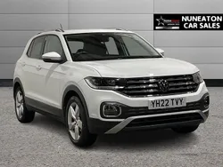 White Used 2022 VW T-Cross SEL SUV | £13,200 (Good price)