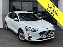 Frozen white (premium paint) Used 2022 Ford Focus Titanium Hatchback | £11,595 (Good price)