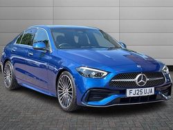 Spectral blue Used 2025 Mercedes C200 AMG Line Premium Plus Sedan | £39,150