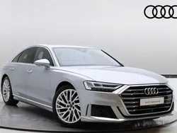 Silver Used 2021 Audi A8 S-Line Sedan | £34,990 (A bit pricey)