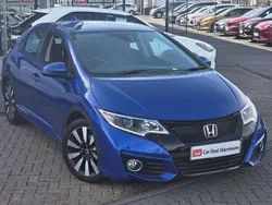 Blue Used 2016 Honda Civic SE Plus Hatchback | £10,799 (Good price)