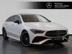 White Used 2023 Mercedes CLA220 Shooting Brake AMG Line Premium Plus Estate | £31,999 (Expensive)