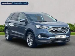 Blue Used 2019 Ford Edge Titanium SUV | £19,499 (A bit pricey)
