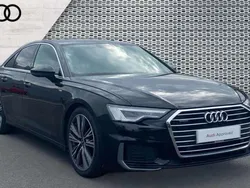 Black Used 2022 Audi A6 S-Line Sedan | £30,412 (Fair price)