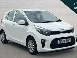 White Used 2021 Kia Picanto 2 Hatchback | £5,990 (Fair price)