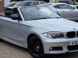Silver Used 2013 BMW 120 Cabriolet Sport Line Cabriolet | £6,199 (Fair price)