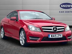 Red Used 2015 Mercedes C220 Sport Edition | £10,349 (Super price)