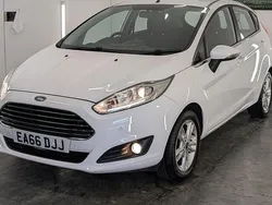 White Used 2016 Ford Fiesta Zetec Hatchback | £7,900 (A bit pricey)