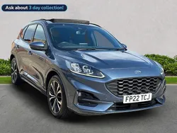 Blue Used 2022 Ford Kuga ST-Line X SUV | £17,699 (A bit pricey)