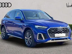 Blue Used 2021 Audi Q5 S-Line SUV | £32,190 (Fair price)