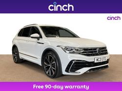White Used 2021 VW Tiguan R-line SUV | £22,549 (Fair price)