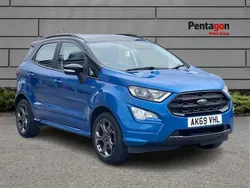 Arden blue Used 2019 Ford Ecosport ST-Line SUV | £9,995 (Fair price)