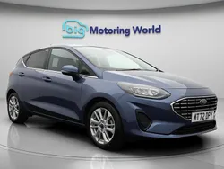 Blue Used 2022 Ford Fiesta Titanium Hatchback | £13,600 (Fair price)