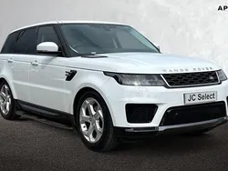 White Used 2018 Land Rover Range Rover Sport HSE SUV | £31,100 (Fair price)