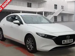 White Used 2022 Mazda 3 Hatchback | £16,800 (Fair price)