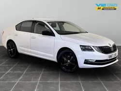 White Used 2017 Skoda Octavia SE L Hatchback | £7,695 (Fair price)