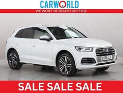 White Used 2019 Audi Q5 S-Line SUV | £18,401 (Fair price)