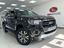 Black Used 2022 Ford Ranger Wildtrack Pickup | £20,995 (Fair price)
