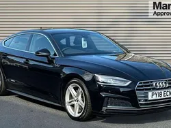 Black Used 2018 Audi A5 Sportback S-Line Hatchback | £17,282 (Good price)