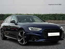 Blue Used 2024 Audi A4 Black Edition Estate | £35,985