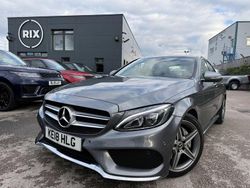 Grey Used 2018 Mercedes C200 AMG line Sedan | £17,650 (Fair price)