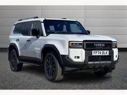 White pearl New 2025 Toyota Land Cruiser SUV | £88,850 (Expensive)