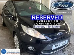 Black Used 2011 Ford Fiesta Titanium Hatchback | £3,899 (Fair price)