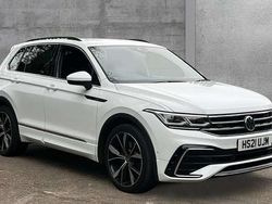 White Used 2021 VW Tiguan R-line SUV | £25,990 (Fair price)
