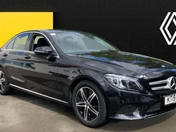 Black Used 2019 Mercedes C220 Premium Sedan | £17,914 (Fair price)