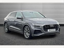 Grey Used 2019 Audi Q8 S-Line SUV | £32,495 (Fair price)