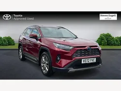 Red Used 2022 Toyota RAV4 Hybrid SUV | £32,499 (Fair price)