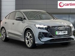 Grey Used 2022 Audi Q4 Sportback e-tron Comfort SUV | £22,500