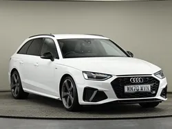 White Used 2021 Audi A4 Black Edition Estate | £24,300 (Fair price)
