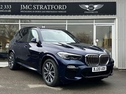 Blue Used 2020 BMW X5 M Sport SUV | £44,220 (Expensive)