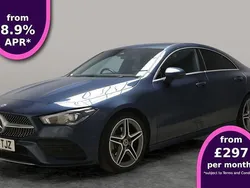 Blue Used 2022 Mercedes CLA180 AMG line Sedan | £22,797 (Good price)