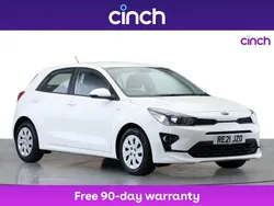 White Used 2021 Kia Rio Hatchback | £9,889 (Fair price)