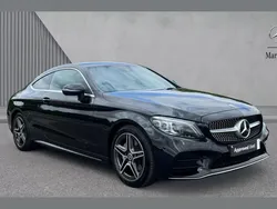 Black Used 2022 Mercedes C200 AMG line Coupe | £25,857 (A bit pricey)